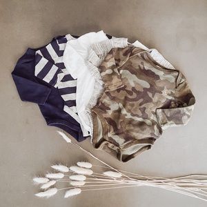 5 Pack Gap LS Bodysuits